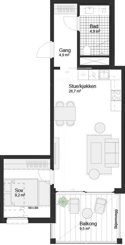 Plantegning 1